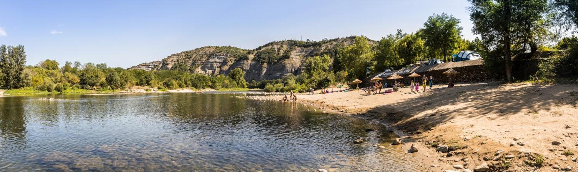 Camping Rcn La Bastide En Ardeche Sampzon Exterior foto